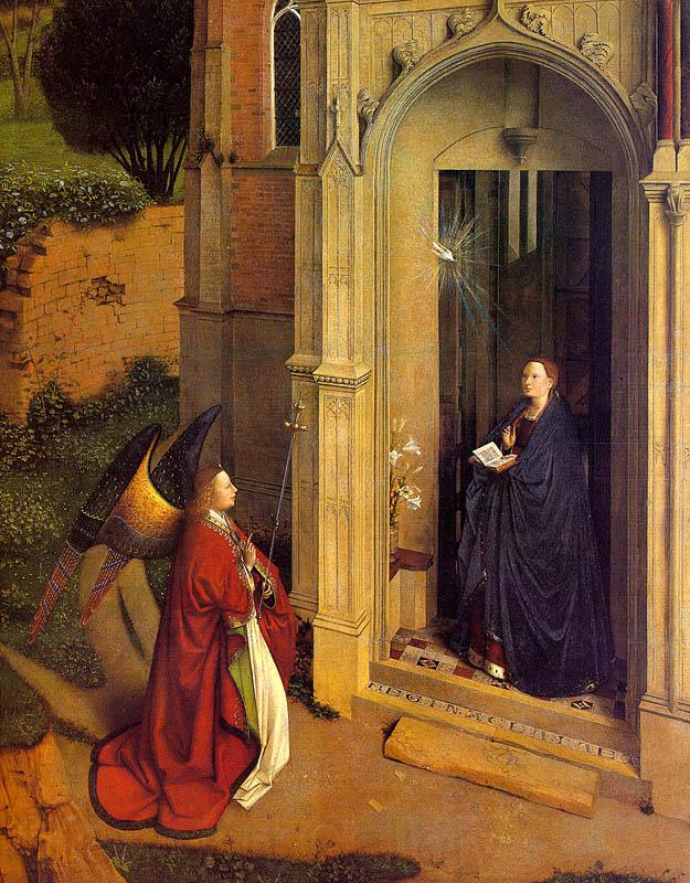 Jan Van Eyck The Annunciation  6 Norge oil painting art